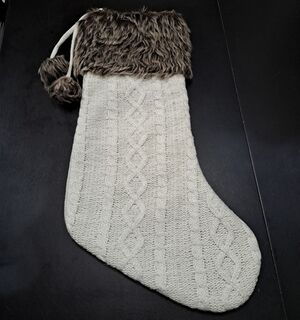 Holiday Christmas Stocking  Size 7"×18.5"